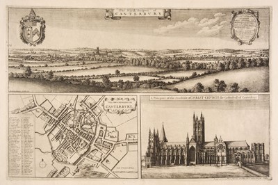 Lot 116 - Canterbury. Hollar (Wenceslaus), The North Prospect of Canterbury, circa 1710