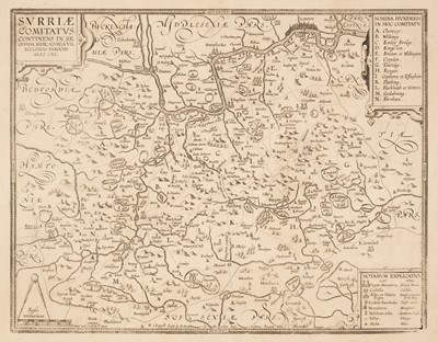 Lot 187 - Surrey. Smith (William), Surriae Comitatus..., P. Stent & J. Overton, 1670 - 1707