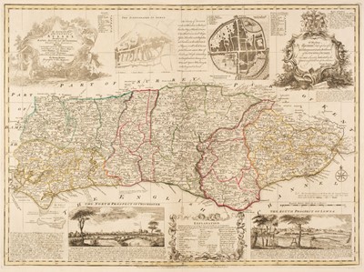 Lot 189 - Sussex. Bowen (Emanuel), An Accurate Map of the County of Sussex..., circa 1765