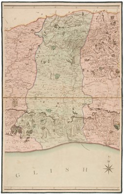 Lot 190 - Sussex. Gardner (W. & Yeakell T.), A Topographical Map of the County of Sussex..., 1795