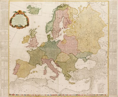 Lot 129 - Europe. Kitchin (Thomas), A New and Accurate Map of Europe..., Robert Sayer, 1772