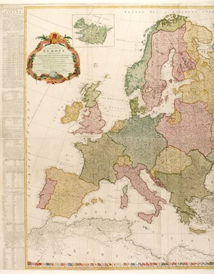 Lot 206 - Europe. Kitchin (Thomas), A New and Accurate Map of Europe..., Robert Sayer, 1772