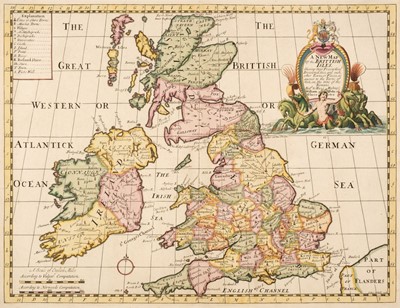 Lot 111 - British Isles. Well (Edward), A New Map of the British Isles..., circa 1700