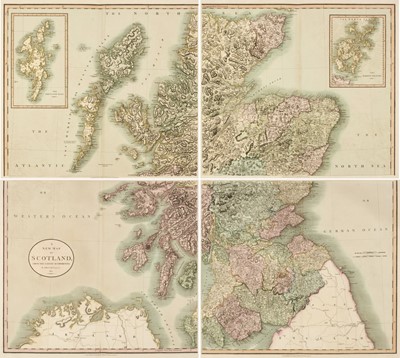 Lot 177 - Scotland & Ireland. Cary (John), A New Map of Scotland from the Latest Authorities, 1801