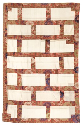 Lot 169 - Japanese. A silk brocade kesa, 19th century