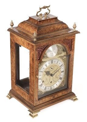 Lot 85 - Bracket Clock. A George II style bracket clock by Comitti of London circa 1970s