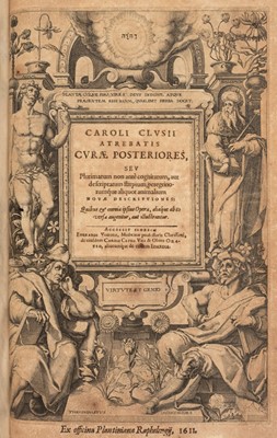Lot 74 - L'Ecluse (Charles de). Clusius, Carolus. Exoticorum libri decem, 1605