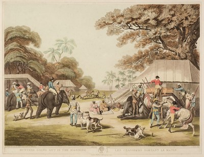 Lot 221 - Howitt (Samuel, c. 1765-1822, & Williamson, Thomas, 1790-1815), Hunters Going Out in the Morning