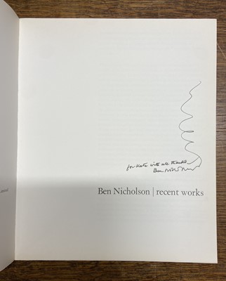 Lot 342 - Hammacher (A.M). Barbara Hepworth, presentation copy, 1st edition, London: Thames and Hudson, 1968