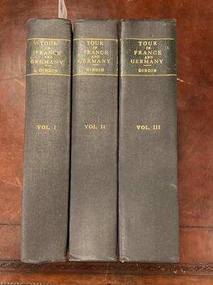 Lot 8 - Dibdin (Thomas Frognall). A Bibliographical Antiquarian Tour, 3 volumes, 1821