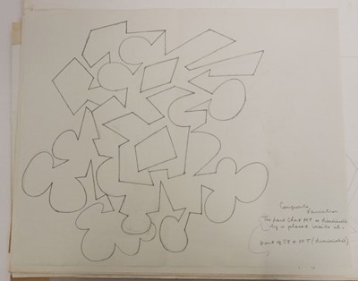 Lot 427 - Milner (Allan, 1910-1984), Abstract pencil designs