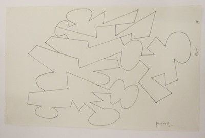 Lot 427 - Milner (Allan, 1910-1984), Abstract pencil designs