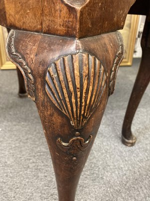 Lot 126 - Lowboy. A George II walnut lowboy