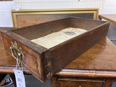 Lot 126 - Lowboy. A George II walnut lowboy