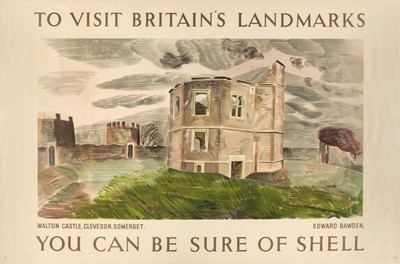 Lot 400 - Bawden (Edward, 1903-1989). You Can Be Sure Of Shell, Walton Castle, Clevedon, 1936