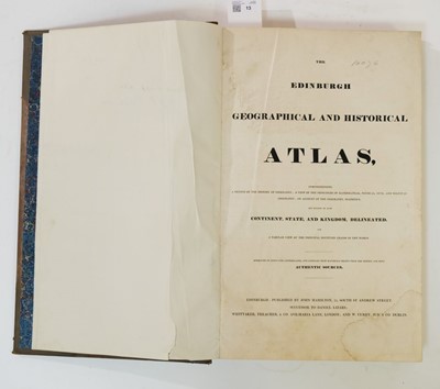 Lot 13 - Hamilton (John, Successor to Daniel Lizars, publisher). The Edinburgh..., Atlas, circa 1830