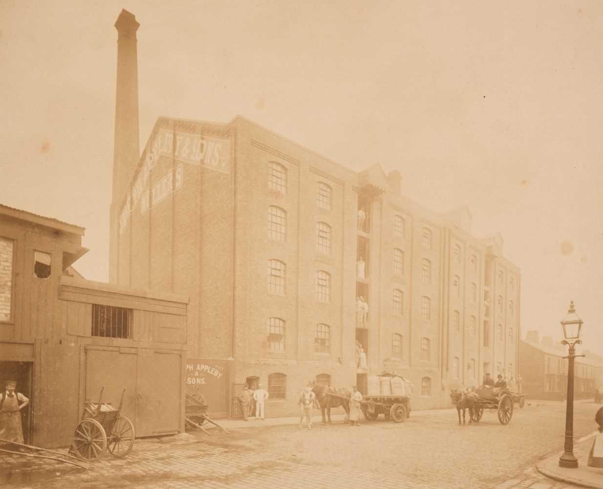 Lot 263 - Joseph Appleby & Sons Ltd, millers. A presentation photograph album for Joseph Appleby & Sons, 1890s