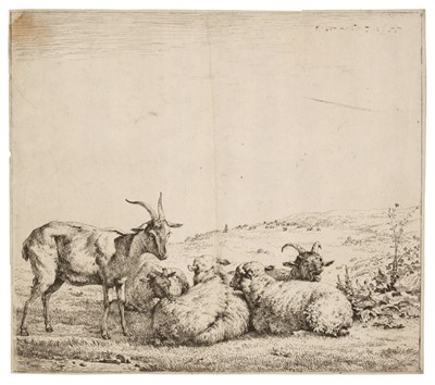 Lot 205 - Dutch School. 17th century etchings by Dujardin, Potter, Both, Berchem and De Bye