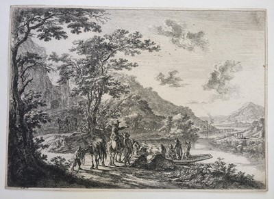 Lot 205 - Dutch School. 17th century etchings by Dujardin, Potter, Both, Berchem and De Bye