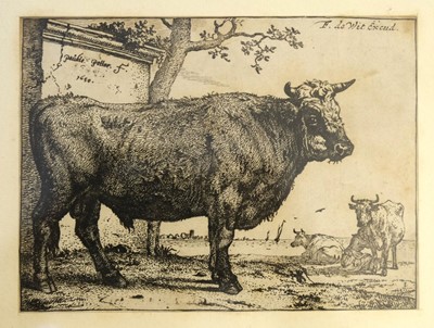 Lot 205 - Dutch School. 17th century etchings by Dujardin, Potter, Both, Berchem and De Bye