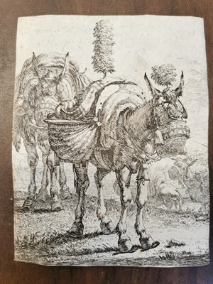 Lot 205 - Dutch School. 17th century etchings by Dujardin, Potter, Both, Berchem and De Bye