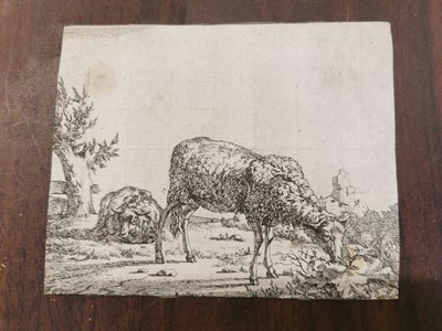 Lot 205 - Dutch School. 17th century etchings by Dujardin, Potter, Both, Berchem and De Bye