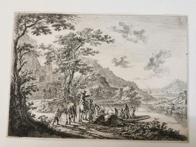 Lot 205 - Dutch School. 17th century etchings by Dujardin, Potter, Both, Berchem and De Bye