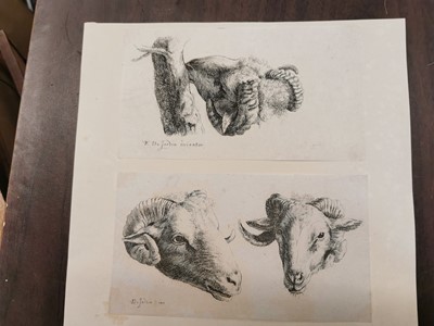 Lot 205 - Dutch School. 17th century etchings by Dujardin, Potter, Both, Berchem and De Bye