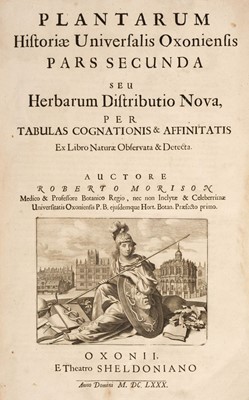 Lot 78 - Morison (Robert). Plantarum Historiae Universalis Oxoniensis, volumes 2 & 3, 1680-99