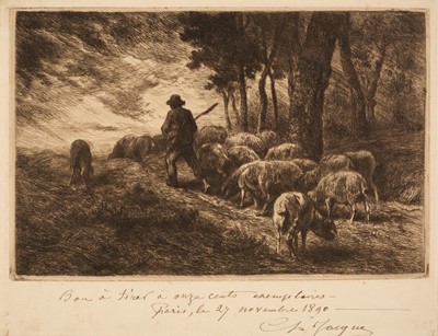 Lot 222 - French School. Three 18th century etchings with burin by Duclos, Ingouf, Bosse and Lingée