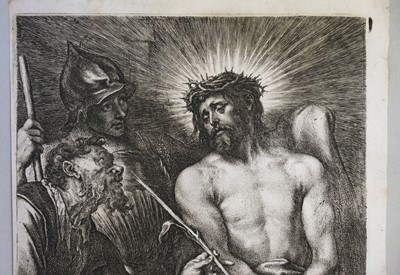 Lot 207 - Van Dyck (Anthony). Christ crowned with thorns, circa 1631, etching