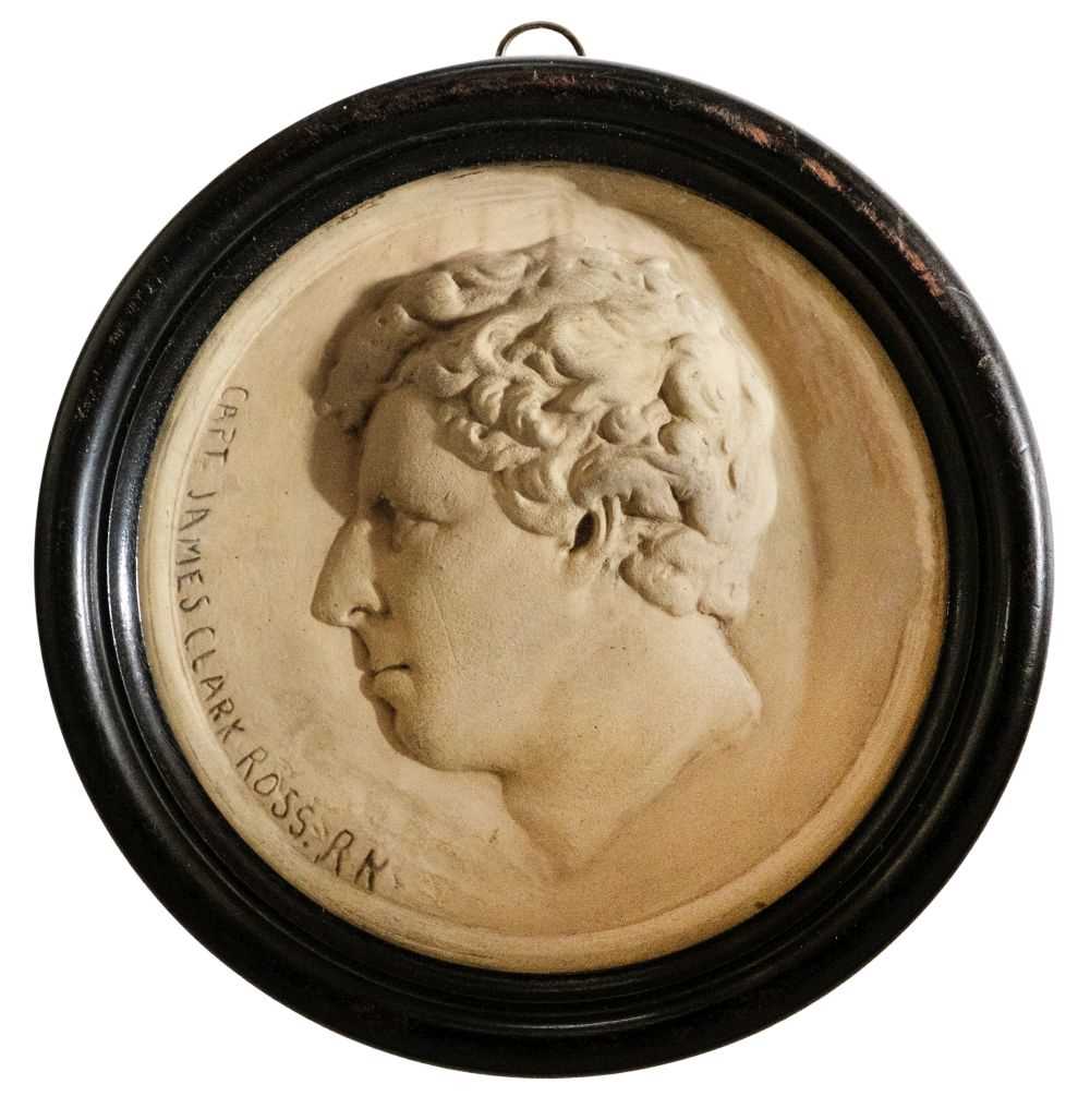 Lot 31 - Ross (James Clark). Plaster cast of a medallion, 1843