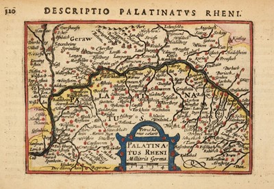 Lot 96 - Bertius (Pieter). A collection of 18 maps of France & Germany, circa 1600