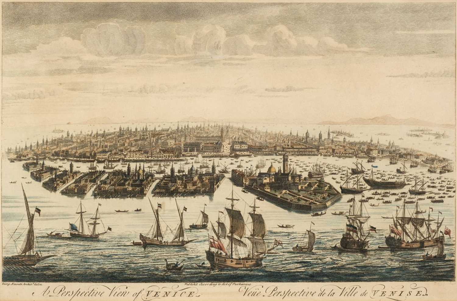 Lot 250 - Venice. Fossati (Giorgio, after), A Perspective View of Venice [1750 or a little later]