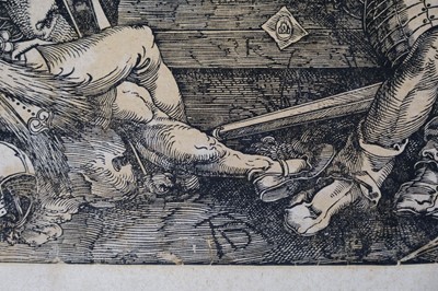 Lot 199 - Leyden (Lucas van, 1494-1533). St. Anthony the Hermit, circa 1521, engraving, and four others