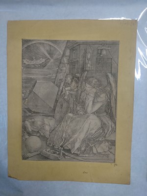 Lot 199 - Leyden (Lucas van, 1494-1533). St. Anthony the Hermit, circa 1521, engraving, and four others