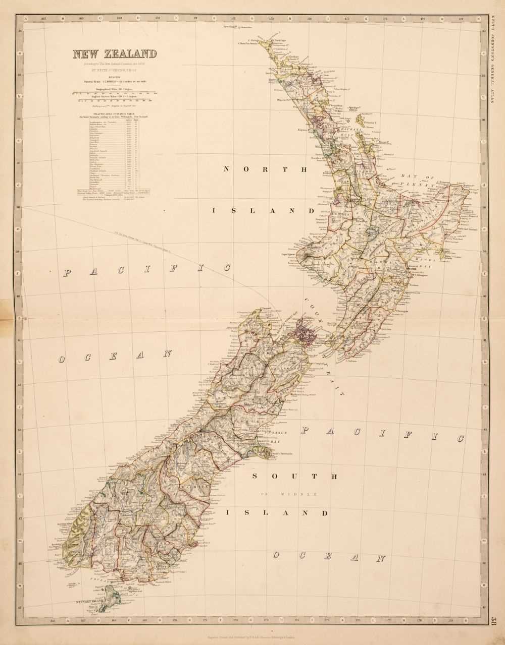 Lot 145 - Johnston (W. & A. K.). The Royal Atlas of Modern Geography..., 1879