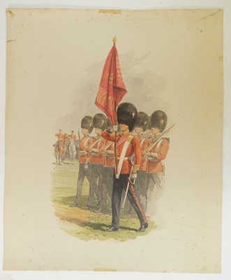 Lot 252 - Wollen (William B.). Seven large lithographs of Military Uniforms, circa 1902