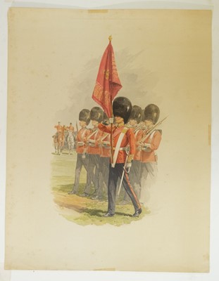 Lot 252 - Wollen (William B.). Seven large lithographs of Military Uniforms, circa 1902