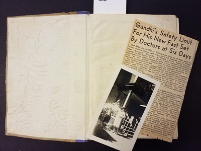 Lot 261 - Indian Diary. A manuscript diary kept by G.J. Reith Low of Imperial Bank and Aitchison College