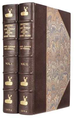 Lot 39 - Hohnel (Ludwig von). Discovery of Lakes Rudolf & Stefanie, 2 volumes, 1894