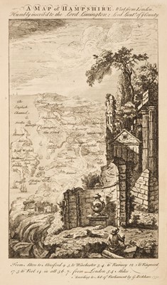 Lot 135 - Hampshire and the Isle of Wight. A collection of 29 maps, 17th - 19th century