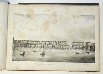 Lot 61 - Yates (Major G. & Rennie Sir John). A View of Old London Bridge in 1823