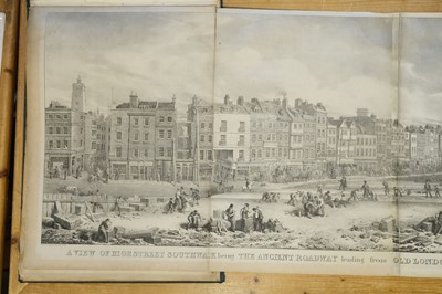 Lot 61 - Yates (Major G. & Rennie Sir John). A View of Old London Bridge in 1823