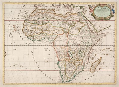 Lot 90 - Africa. Sanson (Nicolas), Afrique Par N. Sanson Geographe ordinaire du Roy..., Pierre Mariette, 1669