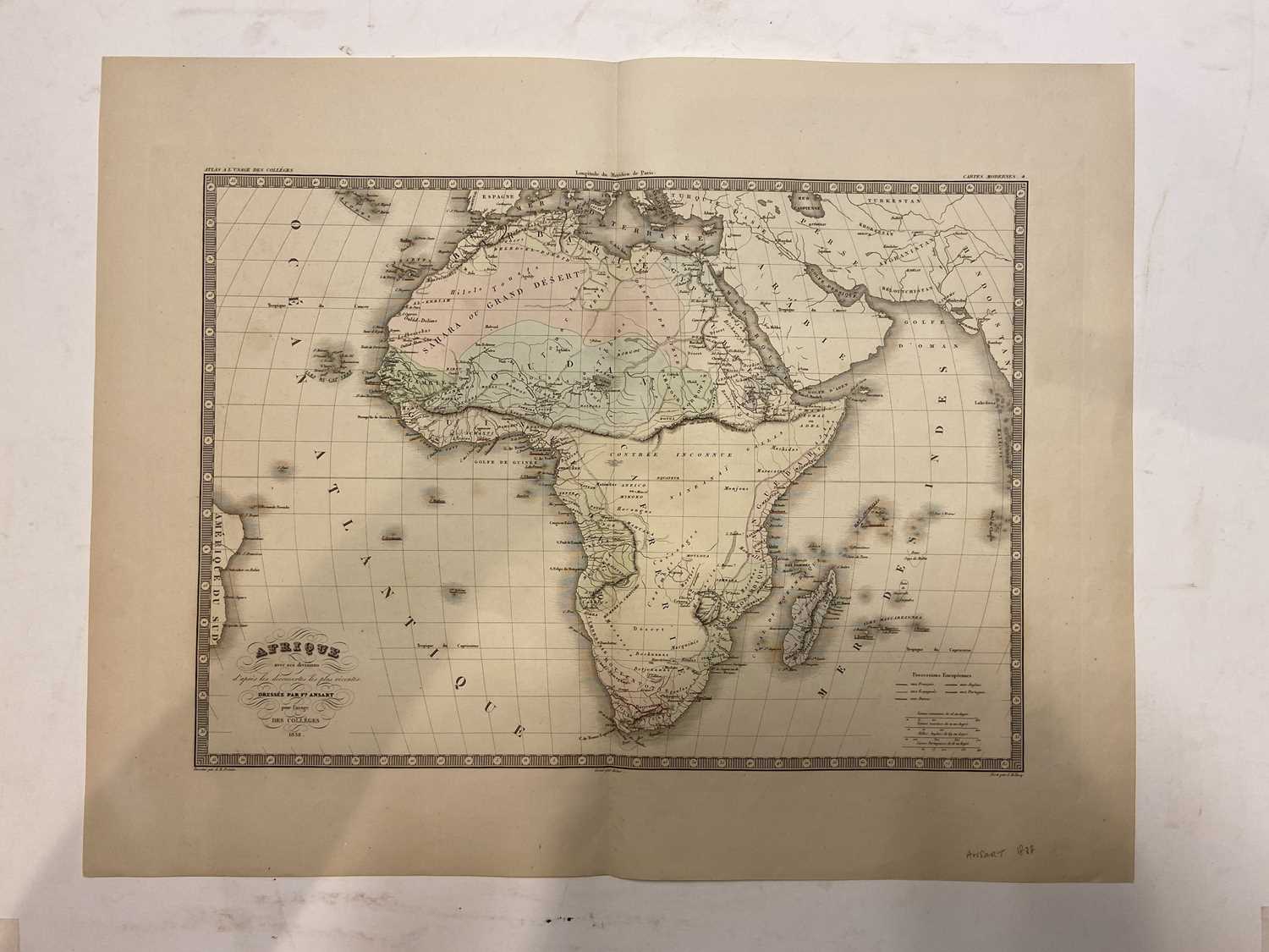 Lot 90 - Africa. Sanson (Nicolas), Afrique Par N.