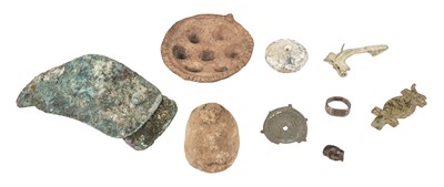 Lot 14 - Antiquities. A collection of Roman and Medieval artefacts