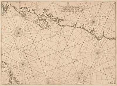 Lot 180 - Sea Charts. Colom (J.), De Custe Van Engleant Tuschen Fierlt en Poorlant, Amsterdam, 1688