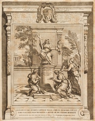 Lot 291 - Rossi (Giovanni Giacomo de). Insignium Romae Templorum prospectus,  1684