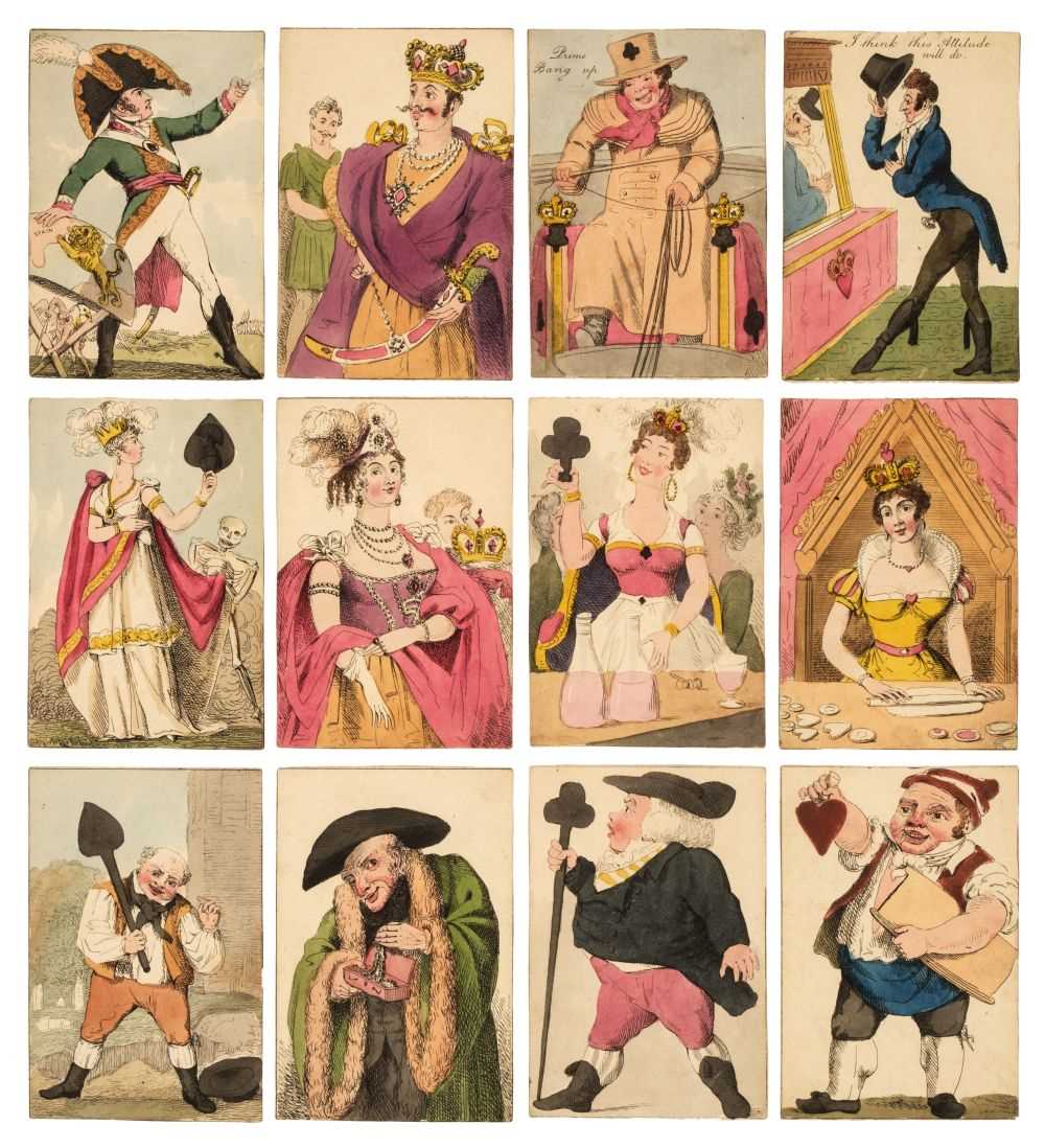 Lot 527 - Transformation playing cards. Metastasis, London: S. and J. Fuller, 1811